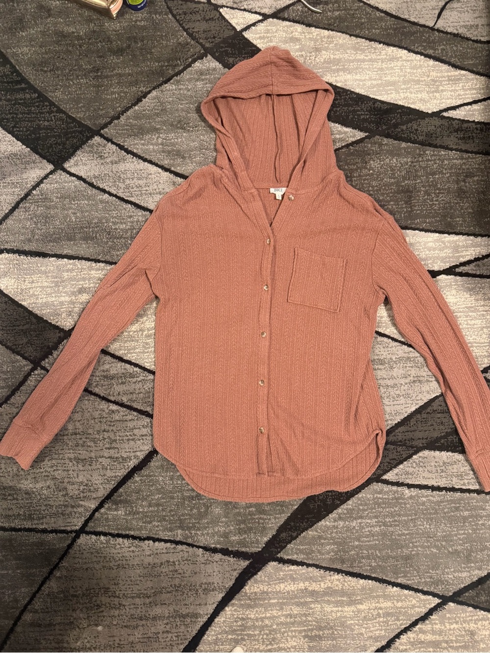 BKE OVERSIZED HOODED LONG SLEEVE